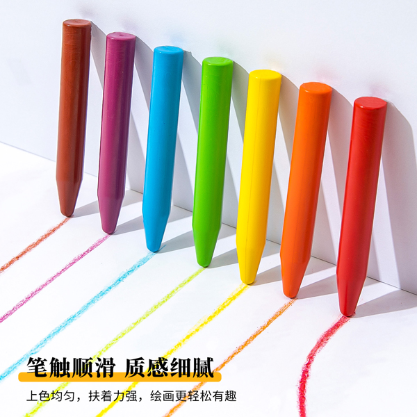 Paintyou Plastic Crayons Set Manufacturer Plastic Kids Crayon Color Pencil Oil Pastel Maker Toys 24 Counts  