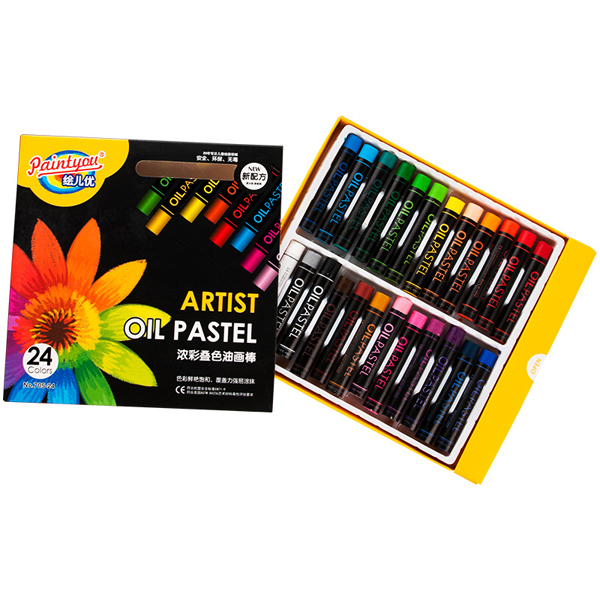 Paintyou Heavy Color Oil Painting Stick Colorful Boxed Artist Oil Pastels Crayon Graffiti Overlapping 