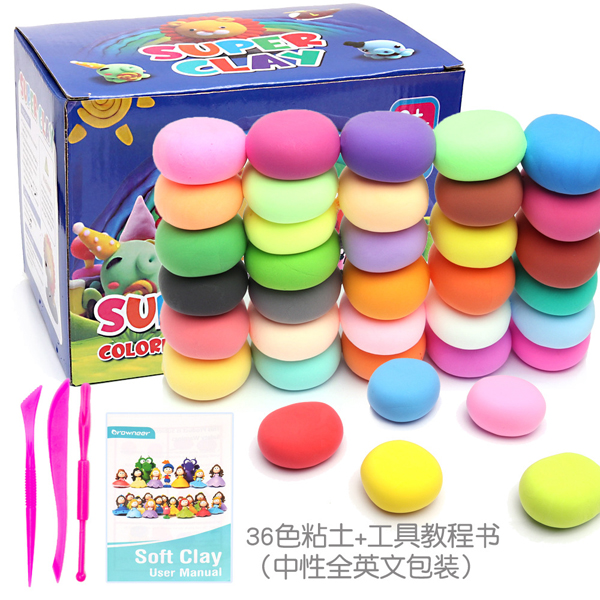 Super light clay 400g 500g24 color large package 