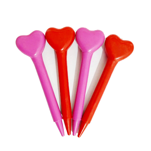 Fancy 2D Heart Shape Modelling Crayon Pen  Cheap Non Toxic  Crayons Kids Toys Manufacturer  