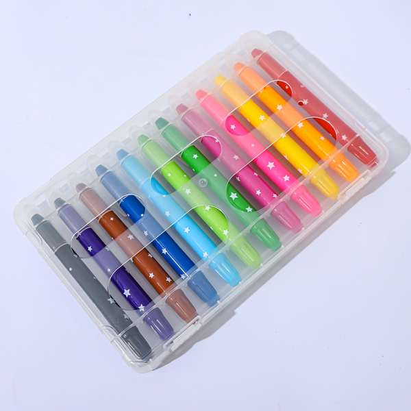 creyones 12Colors Silky Scents Twistable Crayon Sweet Scented Silky Crayon Colours for Kids Direct Factory 