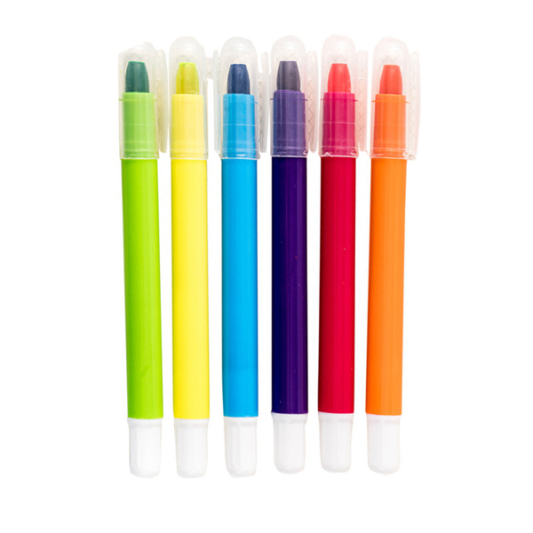 OEM Gel Crayons - 6 Vibrant Colors Jelly Highlighter Pens Twist Up Gel Crayons No Bleed Bible Crayon Pens  