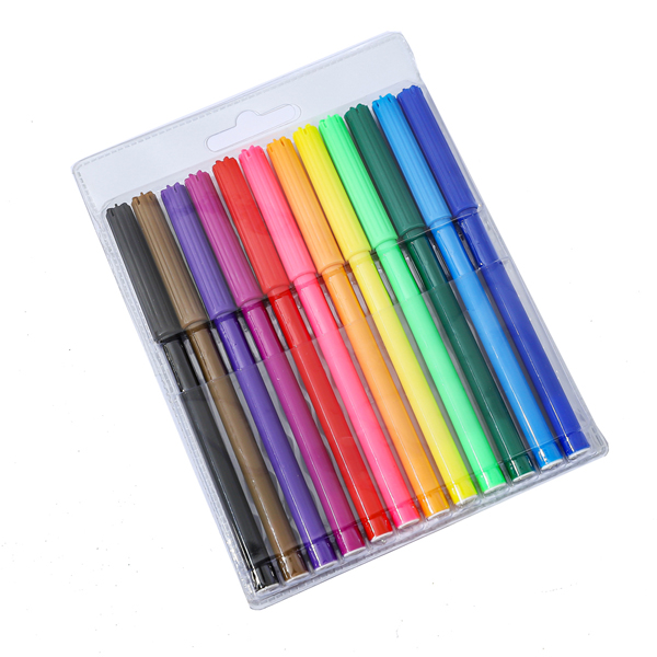Cheap Price 12PCS Watercolor Pen Set for Kids Children Drawing Coloring Watercolor Pens School Supplies  