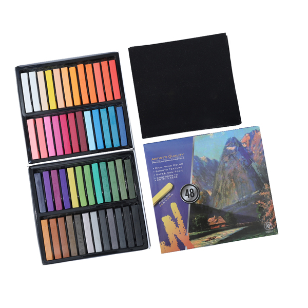 Professional  Artist Art Standard Drawing Soft Pastel Colour/Color Chalk With 12/24/48 Colors Chalk Pastel  