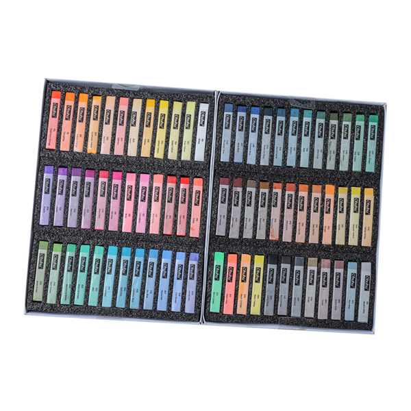  Soft Pastels for Artists Set of 72 Art Chalk Sticks Square Chalk Pastels Art Supplies for Drawing Children  Age 14 Up  