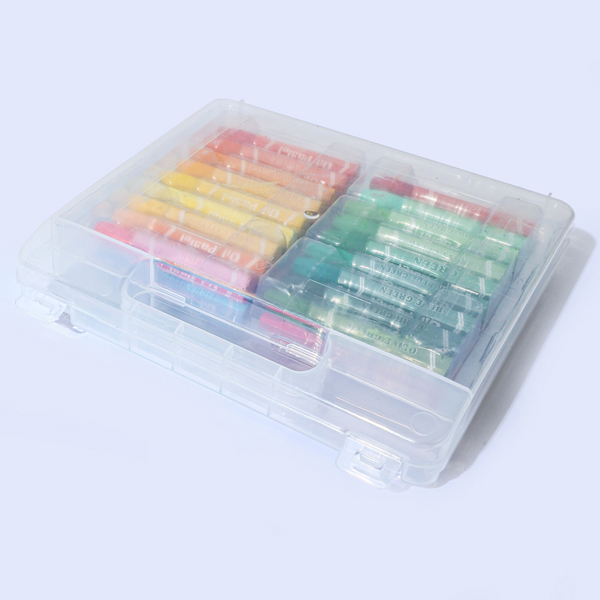 Paintyou New Plastic Box Hexagonal Shape Oil Pastels Cheap Kids Silky Coloring Crayon Box  12 18 24 36 colors  