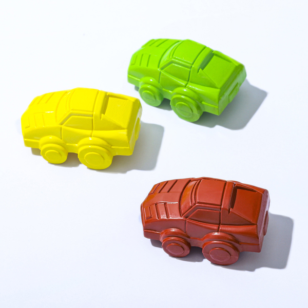 Car Shape Crayons Colorful Non Sticky Plastic Crayons for Children Coloring  
